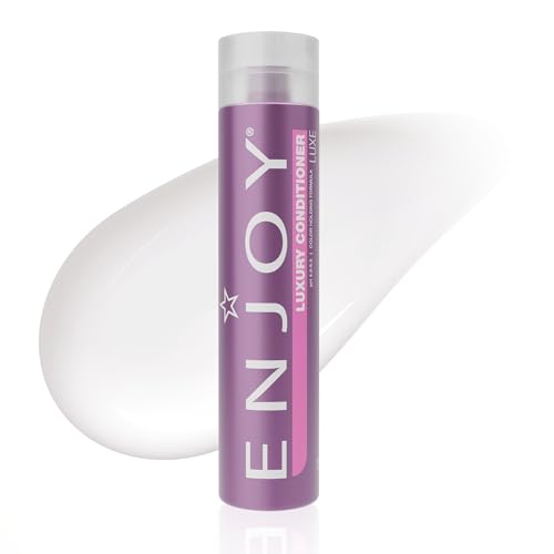 Enjoy Luxury Conditioner- Eliminates Frizz Cleansing Moisturizing Smoothing - Sulfate Free For Thick Coarse or Curly Hair (10.1 Fl Oz)