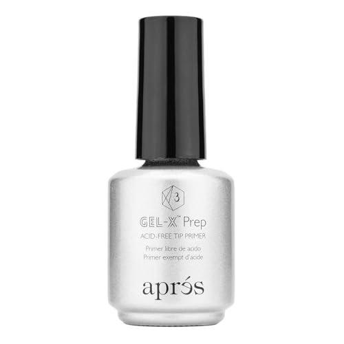 APRÉS Gel-X Prep Acid-Free Tip Primer 15 ml, Nail Tip Etching Prep for Improved Adhesion