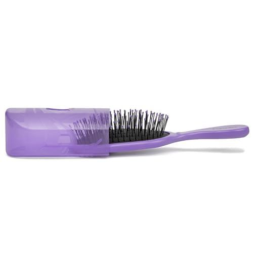 NuWay 4HAIR Traveler U.S. and International Patented Travel Brush (Lavender)