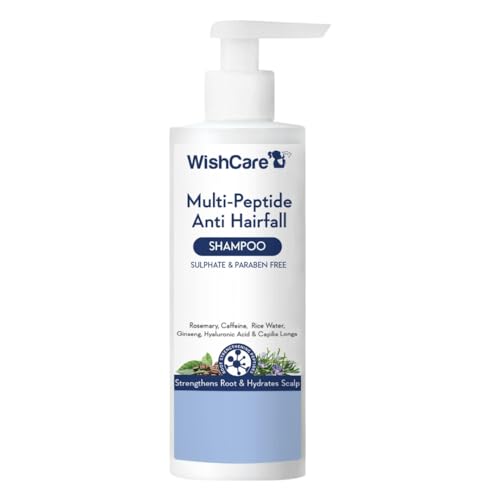 Multi Peptide Anti Hairfall Shampoo - Rice Water, Rosemary, Capilia Longa, Hyaluronic Acid & Caffeine 250ml