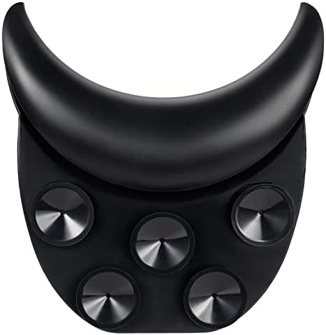 Noverlife Salon Neck Rest Cushion with Suction Cup, Non-Slip Soft Silicon Shampoo Bowl Neck Rest, Portable Hair Salon Shampoo Sink Gel Neck Pad, Hair Washing Sink Neck Support for Home Salon Basin