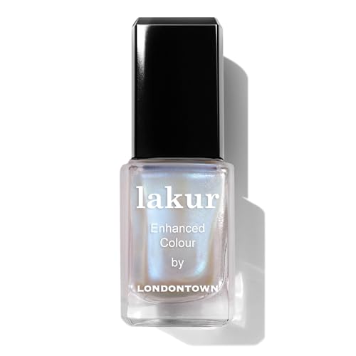 LONDONTOWN Nail Polish/Topper - Chrome Glaze - Enhanced Color Long Lasting Top Nail Coat Gel-free Shine Nail Look, 0.4 oz