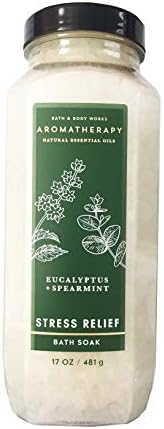 Bath & Body Works Bath & Body Works Aromatherapy Stress Relief Eucalyptus Spearmint 17.0 Oz Bath Soak, 17.0 Oz