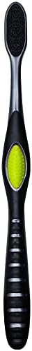 Colgate 360 Charcoal Infused Toothbrush, Floss-Tip Bristles, Soft (Colors Vary) - Pack of 6