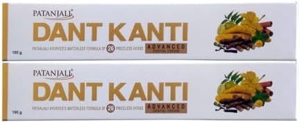 Patanjali Advanced Toothpaste Dental Cream 100g / 3.38 fl oz - (Pack of 2)