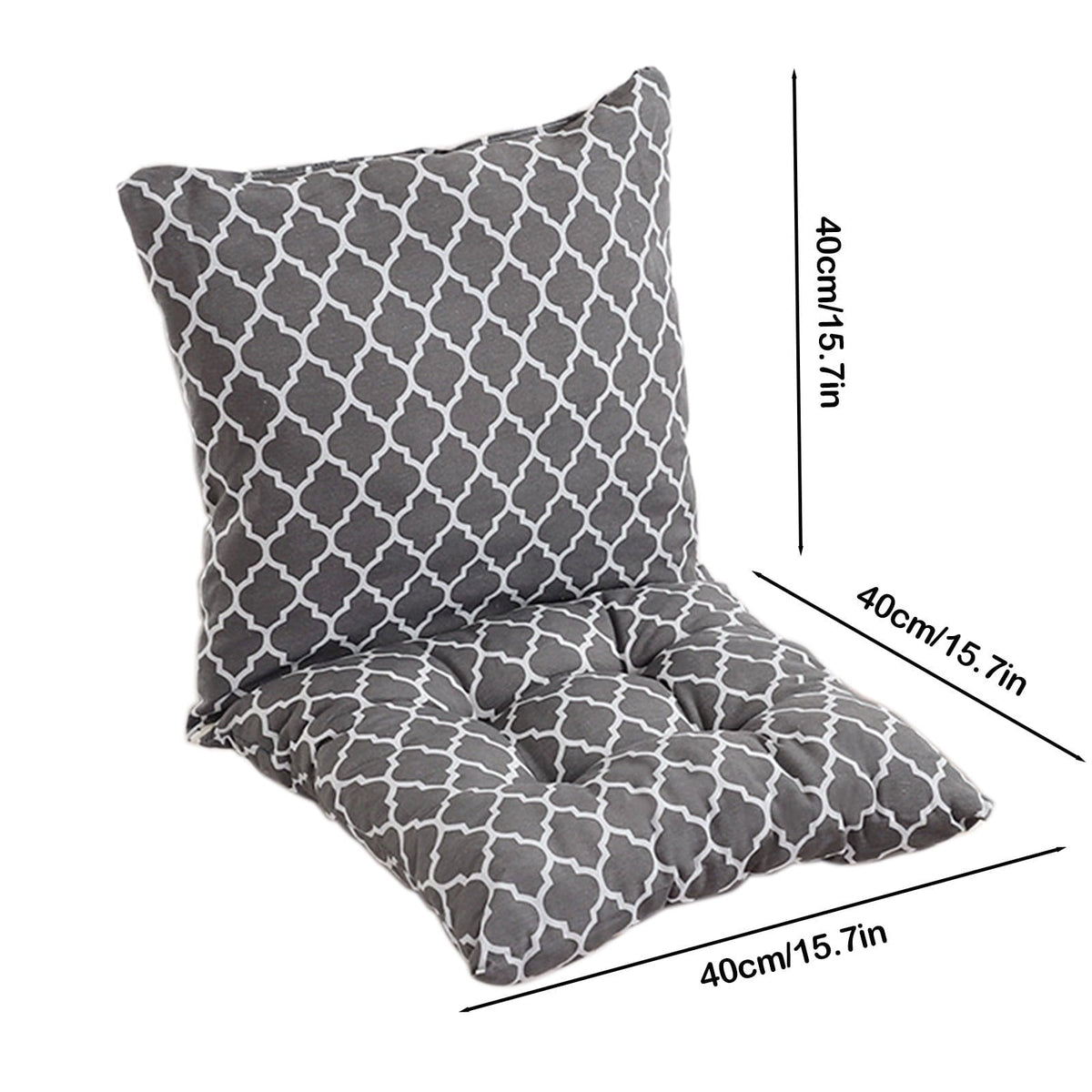 sruoe High Back Chair Cushions, Patio Chair Back Cushion, Chair Cushions, Seat Cushions Back Pad, Indoor Outdoor Chaise Lounge Back Pads for Home, Office Cushion, Cotton