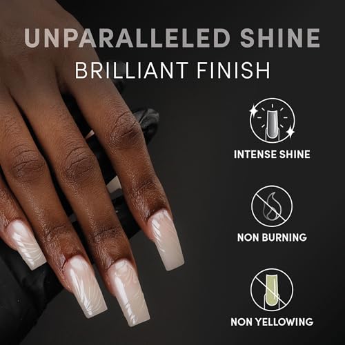 CHAUN LEGEND NON WIPE Top Coat | Intense Shine, Long-Lasting Non-Wipe Formula | 15ml
