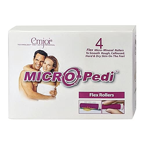 Emjoi Micro-Pedi Refill Rollers (Extra Coarse) - Pack of 4