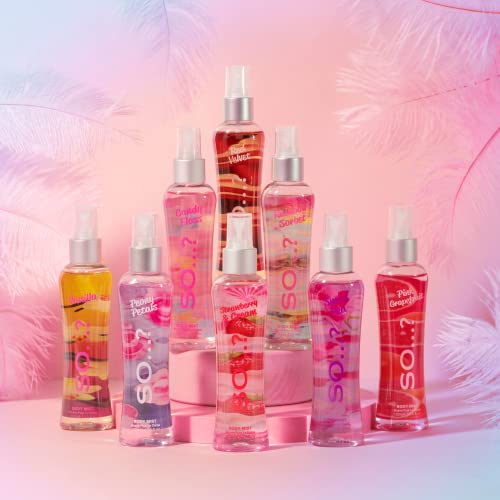 So…? Cotton Candy Body Mist for Women - 3.5 oz Body Mist - Pack of 3