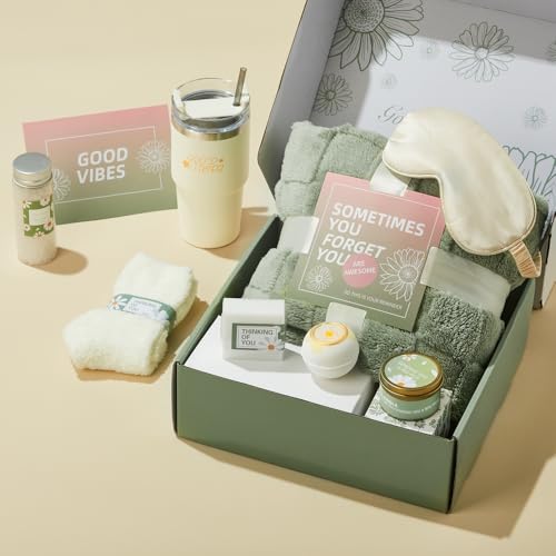 Care Package for Women Get Well Gift Baskets After Surgery Birthday Gifts for Women Self Care Gifts Relaxing Spa Gifts Thinking of You Gifts Blanket