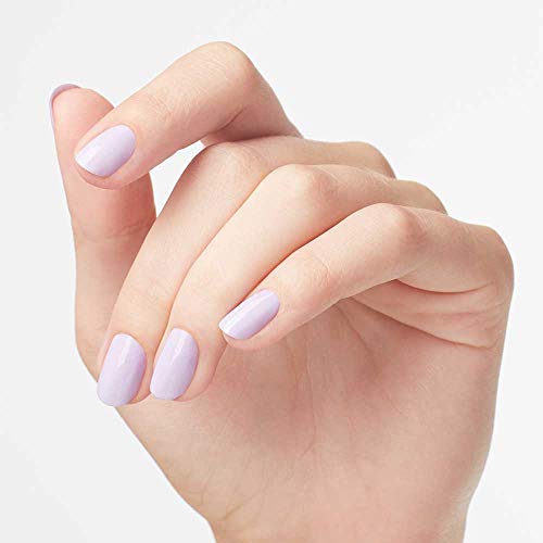 OPI Nail Lacquer Nail Polish | Opaque Light Purple Crème Chip Resistant Nail Polish | Vegan, Fast Drying, Streak Free
