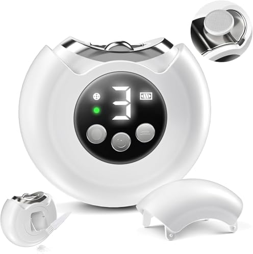 Electric Nail Clipper,VBXBKC 3 Speeds Electric Automatic Nail Clipper with LCD Digital Display,Safety Electric Trimmer for Baby Seniors and Adult