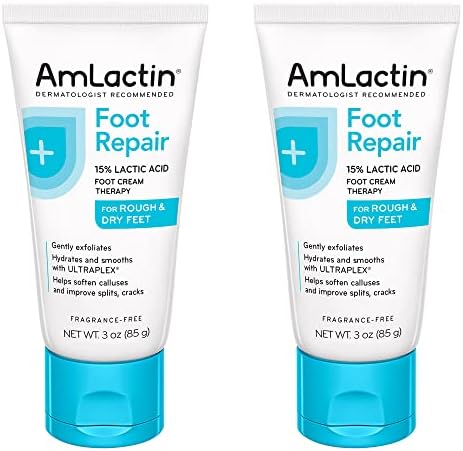 AmLactin Foot Cream Therapy, 3 Ounce (Pack of 2)