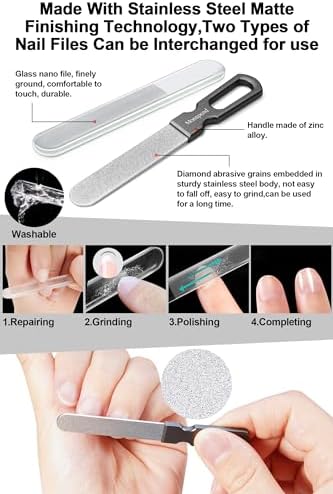 Nail Clippers with Catcher – No Splash Nail Cutters Fingernail and toenail Clippers for Thick Nail， Stainless Steel Fingernail Cutter for Men Women，Custom Flannelette Bag Storage
