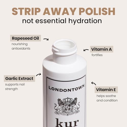 LONDONTOWN kur Strengthening Lacquer Remover, 4 Fl Oz