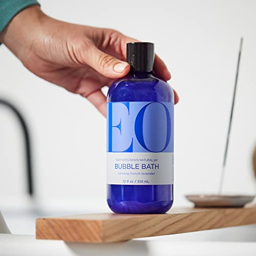 EO Bubble Bath, 12 Ounce (Pack of 1), French Lavender, Organic Plant-Based, Botanical Extracts