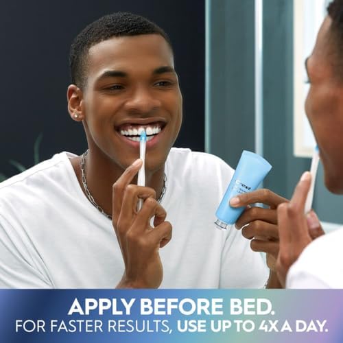 Crest 3DWhite Daily Whitening Serum Overnight Freshness, Leave-on Teeth Whitening Treatment