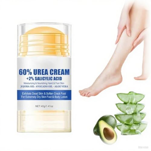 1.41oz Hydrating And Anti-Cracking Foot Cream 2025 New 60% Urea Moisturising And Relieves Cracking and Dryness Foot Cream for Women & Men Feet, Knee, Elbow, Hand (1)