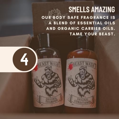 Shampoo - Supports Hair Hydration & Volume - Organic Oils & Natural Cleanse - Castor Oil, Aloe Vera, Jojoba - Original Scent - 8 oz