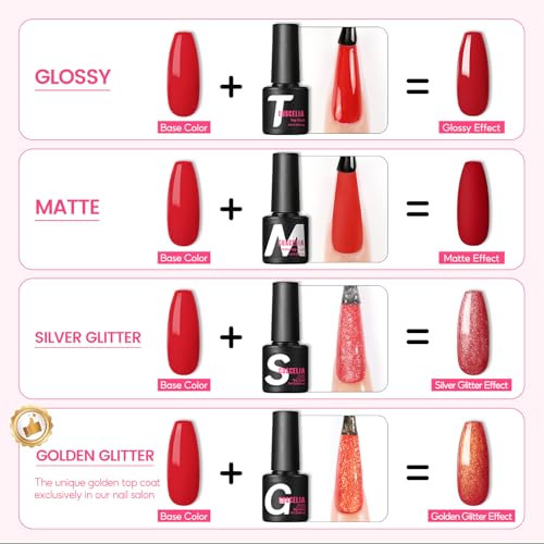 COSCELIA 66pcs Gel Nail Polish Kit with U V light and Drill Starter Kit 35 Colors Summer Gel Polish Set 5pcs Top Base Coat Nail Art Supplies French Gel Manicure Kit Gifts for Women DIY at Home
