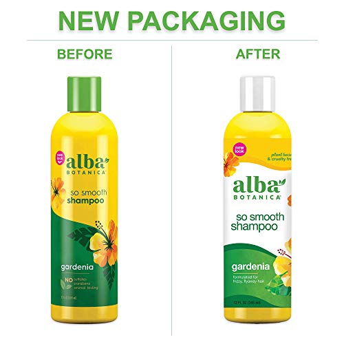 Alba Botanica So Smooth Shampoo, Gardenia, 12 Oz