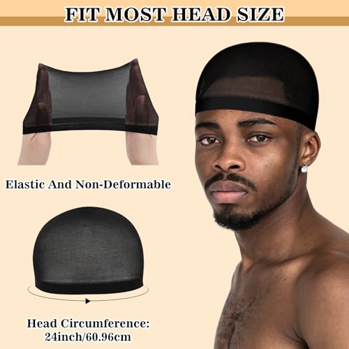Ramede Stocking Wave Cap for Men Adult Stretchy Nylon Skull Wave Lightweight Beanie Caps Waves for Man Women(20 Pcs)