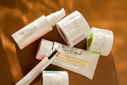 Retinol Anti-Aging Hand Treatment │ Broad Spectrum SPF 15 + Retinol Cream to Repair Dry Skin