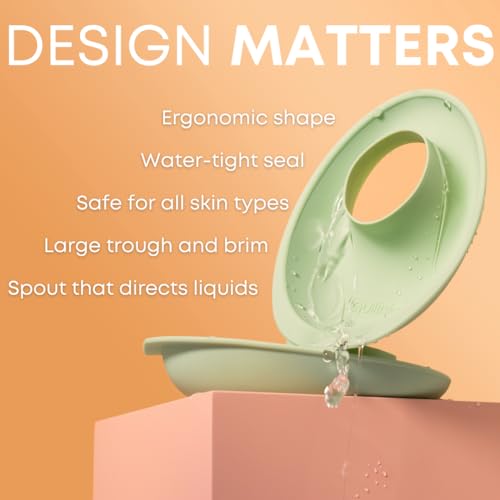 LiquiBands Face Washing Wristbands – No More Wet Sleeves - Silicone Spa Bands to Catch Water Drips – Travel Accessory, Esthetician Essential, & Teen Gift for Skincare Routine (Blush Pink, 1 Pair)