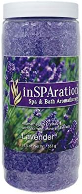 InSPAration 7463 Lavender Crystals for Spa and Hot Tubs, 19 oz