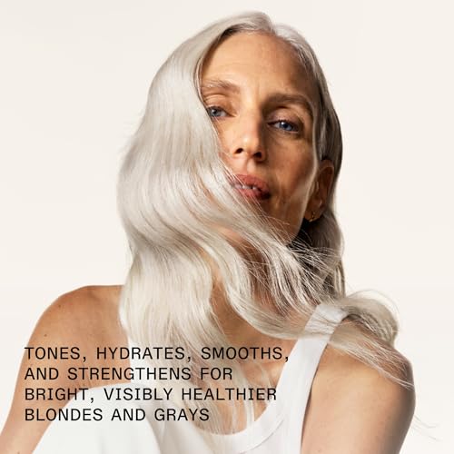 Olaplex Nº.5P Blonde Enhancer Purple Toning Conditioner, Repairs, Hydrates, & Brightens All Blonde, Lightened, & Grey Hair, 1 Liter