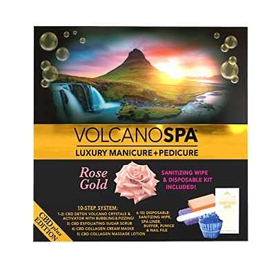 Volcano Spa Pedicure 7 scents 5 Step Spa -In a BOX, 7 PK