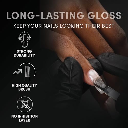 CHAUN LEGEND NON WIPE Top Coat | Intense Shine, Long-Lasting Non-Wipe Formula | 15ml