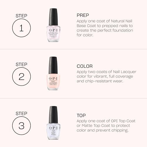 OPI Nail Lacquer Nail Polish | Opaque Dark Nude Crème Chip Resistant Nail Polish | Vegan, Fast Drying, Streak Free