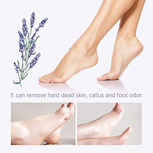 2 Pairs Foot Peel Mask Exfoliant for Soft Feet in 1-2 Weeks, Exfoliating Booties for Peeling Off Calluses & Dead Skin, For Men & Women Lavender by BEALUZ