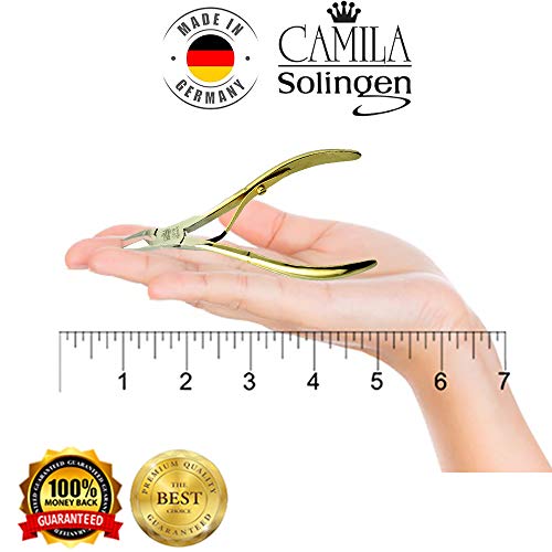 CS09 4" Professional Nail Cuticle Trimmer from Solingen, Germany. Best Stainless Steel, Anti-corrosive. Perfect Tool for Manicure and Pedicure. Premium Cuticle Cutter (9mm Blade)