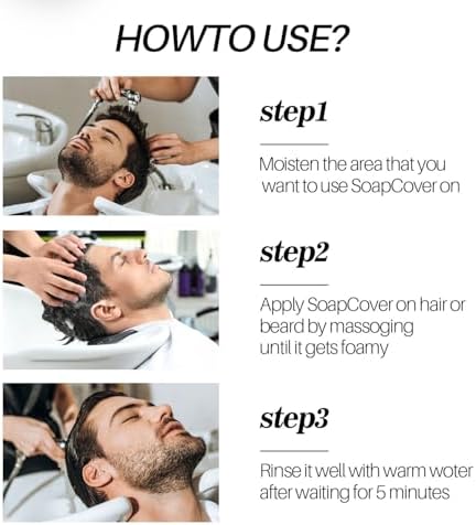 Gray Hair Reverse Shampoo Bar，Black Hair Soap for Deep Clean The Scalp Grey for Unisex Shampoo Soap for Women and Men