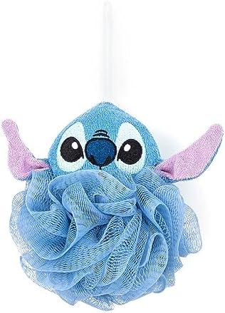 Jay Franco Disney Lilo & Stitch 2 Piece Loofah Set – Kids Bath & Shower Body Scrubber Sponge