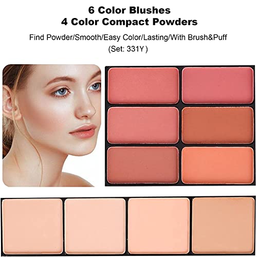 M 58 Color Professional Makeup Kit for Women Full Kit, Include Eyeshadow Facial Blusher Eyebrow Powder Face Concealer Powder Eyeliner Pencil and a Mirror(331N)