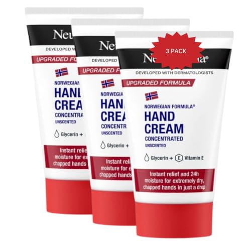 Norwegian Concentrated Hand Cream Unscented 50ml - 3 PACK - UPGRADED FORMULA