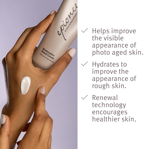 Epionce Restorative Hand Cream - Non-Greasy Hydrating, Anti-Aging Hand Cream for All Skin Types with Hyaluronic Acid, Dermatologist Skincare
