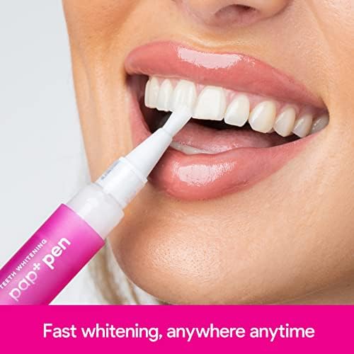 HISMILE Pap+ Whitening Pen - Peroxide-Free Teeth Whitening Pen for Sensitive Teeth, Whiten Hard to Reach Places