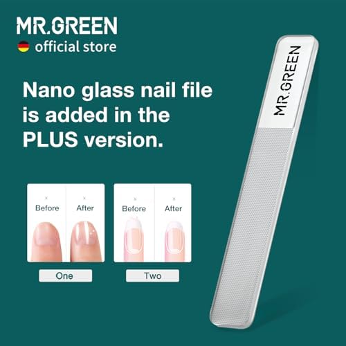 MR.GREEN Nail Clippers Wide Jaw Opening Stainless Steel Fingernail Clipper Thick Hard Toenail Cutter Manicure Scissors Tools (Nail Clipper (Large))