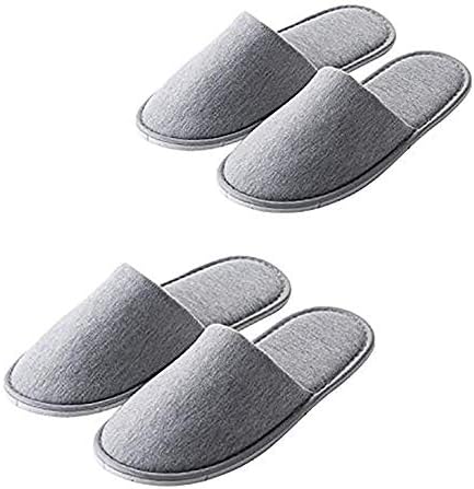 Rocutus 2 Pair Disposable Slippers, Travel Portable Guest Slippers, Anti-skid Home Interior Hotel Special Shoes