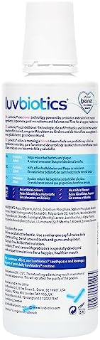 Luv Biotics Fluoride Free Mouthwash with Oral Probiotics, Xylitol & Aloe Vera - 500ml