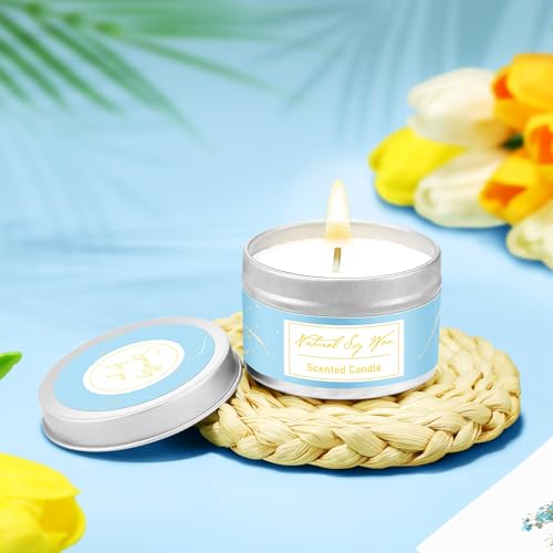 Happy Birthday Gifts for Women Mom Her Friend Sister Wife Grandma, Self Care Gifts Get Well Gifts Unique Relaxing Spa Gift Basket Set, Christmas Gifts for Women Mom Grandma (Blue)