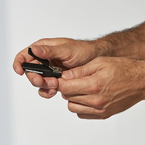 Tweezerman Precision Grip Fingernail Clipper, Black