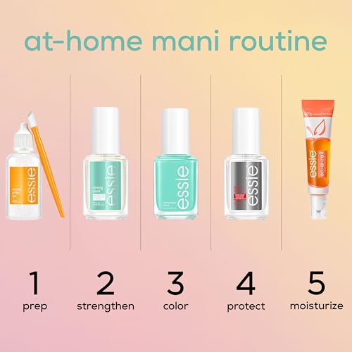 essie Nail Art Studio Jelly Polish, Riviera Rush, Sheer Pink Nail Polish, Vegan, Slushy Sun, 0.46 Fl Oz