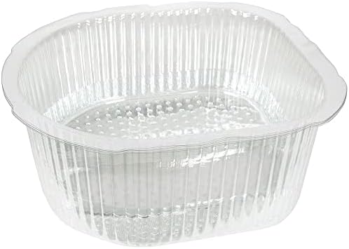 ForPro Professional Collection Universal Pedi Bath Liners - 50% THICKER - Fit Footsie Bath, Disposable Pedicure Foot Tub Liners for Foot Spa Basins & Foot Bath Soaks, Clear, 100-Count