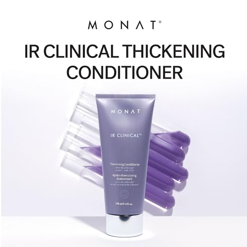 MONAT IR Clinical Thickening Conditioner – Vegan Conditioner For Thinning Hair with Rosemary & Mint – Repairing And Volume Boosting Action For Thicker/Fuller-Looking Hair