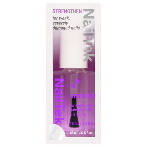 Nail Tek Formula 4 Xtra Nail Strengthener Polish – Protein-Enriched Repair Treatment for Weak & Damaged Nails, 0.5 fl oz